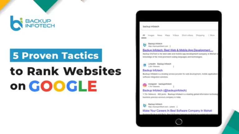 5 Proven Tactics to Rank Websites on Google